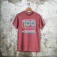100 Days Of School Drip Ice Cream Baseball For Teacher Kids Premium Tri-Blend Men's Comfort Colors T-Shirt Crimson