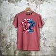 2026 American Flag Baseball Ice Cream Drip Bats Boys Men's Comfort Colors T-Shirt Crimson