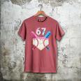 6 7 Baseball Dripping Six Seven Gen Alpha Slang Men's Comfort Colors T-Shirt Crimson 6 7 Baseball Dripping Six Seven Gen Alpha Slang Men's Comfort Colors T-Shirt Crimson