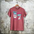 Now Im 6 Next Year I'Ll Be 7 Baseball Ice Cream Drip 67 Meme Men's Comfort Colors T-Shirt Crimson