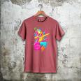 67 Baseball Dabbing Banana 6 7 Dripping Ice Cream Meme Men's Comfort Colors T-Shirt Crimson