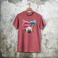 67 Baseball Ice Cream Drip Kids Youth Men's Comfort Colors T-Shirt Crimson
