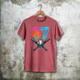 67 Baseball Meme Cool Drip Number 67 Player Or 67th Birthday Men's Comfort Colors T-Shirt Crimson 67 Baseball Meme Cool Drip Number 67 Player Or 67th Birthday Men's Comfort Colors T-Shirt Crimson
