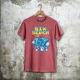 67 Six Seven 6-7 Italian Brainrot Kids Baseball Meme Men's Comfort Colors T-Shirt Crimson