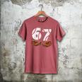 67 Trend Baseball Glove Number Style Men's Comfort Colors T-Shirt Crimson 67 Trend Baseball Glove Number Style Men's Comfort Colors T-Shirt Crimson