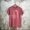 American Flag Baseball Team Baseball Player Baseball Men's Comfort Colors T-Shirt Crimson American Flag Baseball Team Baseball Player Baseball Men's Comfort Colors T-Shirt Crimson