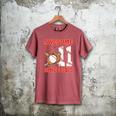 Awesome Since 2015 11 Year Old Boys Bday Baseball Theme Men's Comfort Colors T-Shirt Crimson