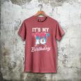 Baseball 10 Year Old Ice Cream Drip 10th Birthday Boys Men's Comfort Colors T-Shirt Crimson Baseball 10 Year Old Ice Cream Drip 10th Birthday Boys Men's Comfort Colors T-Shirt Crimson