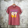 Baseball 6 7 Ice Cream Drip Number 67 Six Seven Meme Men's Comfort Colors T-Shirt Crimson Baseball 6 7 Ice Cream Drip Number 67 Six Seven Meme Men's Comfort Colors T-Shirt Crimson