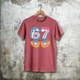 Baseball 67 Ice Cream Drip 67 Meme Player T-Shirt Men's Comfort Colors T-Shirt Crimson