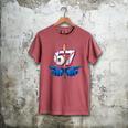 Baseball 67 Six Seven Gen Alpha Meme Drip Men's Comfort Colors T-Shirt Crimson Baseball 67 Six Seven Gen Alpha Meme Drip Men's Comfort Colors T-Shirt Crimson