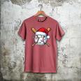 Baseball Christmas Lights Santa Christmas Baseball Player Men's Comfort Colors T-Shirt Crimson Baseball Christmas Lights Santa Christmas Baseball Player Men's Comfort Colors T-Shirt Crimson