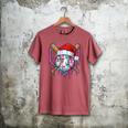 Baseball Christmas Santa Hat Baseball Christmas Drip Men's Comfort Colors T-Shirt Crimson Baseball Christmas Santa Hat Baseball Christmas Drip Men's Comfort Colors T-Shirt Crimson