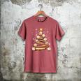 Baseball Christmas Tree Light Xmas Baseball Men's Comfort Colors T-Shirt Crimson Baseball Christmas Tree Light Xmas Baseball Men's Comfort Colors T-Shirt Crimson