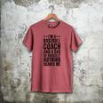 Baseball Coach And A Dad So Basically Baseball Dad Men's Comfort Colors T-Shirt Crimson Baseball Coach And A Dad So Basically Baseball Dad Men's Comfort Colors T-Shirt Crimson