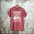 Baseball Dad Like A Baseball Dad But With Bigger Balls Men's Comfort Colors T-Shirt Crimson Baseball Dad Like A Baseball Dad But With Bigger Balls Men's Comfort Colors T-Shirt Crimson