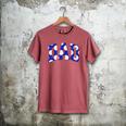Baseball Dad Bold Varsity Style Letters Sport Themed Men's Comfort Colors T-Shirt Crimson