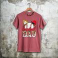 Baseball Dad Camo Husband Fathers Day Player Coach Dad Son Men's Comfort Colors T-Shirt Crimson