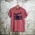 Baseball Dad Proud Fathers Sports Gear Men's Comfort Colors T-Shirt Crimson
