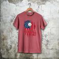 Baseball Dad USA American Flag 4th Of July Men's Comfort Colors T-Shirt Crimson Baseball Dad USA American Flag 4th Of July Men's Comfort Colors T-Shirt Crimson