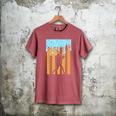 Baseball Drip Dripping Ice Cream Sport Player American Flag Men's Comfort Colors T-Shirt Crimson Baseball Drip Dripping Ice Cream Sport Player American Flag Men's Comfort Colors T-Shirt Crimson