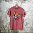 Baseball Drip Ice Cream Sprinkles Baseball Glove For Boys Men's Comfort Colors T-Shirt Crimson