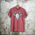 Baseball Drip Ice Cream Strong Character Men's Comfort Colors T-Shirt Crimson Baseball Drip Ice Cream Strong Character Men's Comfort Colors T-Shirt Crimson