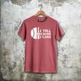 Baseball Fan I Yell Because I Care Baseball Dads Men's Comfort Colors T-Shirt Crimson Baseball Fan I Yell Because I Care Baseball Dads Men's Comfort Colors T-Shirt Crimson
