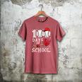 Baseball Happy 100 Days Of School Boy Girl Kid Teacher Men's Comfort Colors T-Shirt Crimson