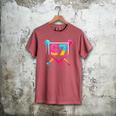 Baseball Ice Cream Drip 67 Meme Six Seven 67th Birthday Men's Comfort Colors T-Shirt Crimson Baseball Ice Cream Drip 67 Meme Six Seven 67th Birthday Men's Comfort Colors T-Shirt Crimson