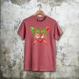 Baseball Ice Cream Drip Number 67 Player 6 7 Christmas Pjs Men's Comfort Colors T-Shirt Crimson