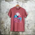 Baseball Ice Cream Drip Six Seven Gen Alpha Meme 67 Men's Comfort Colors T-Shirt Crimson Baseball Ice Cream Drip Six Seven Gen Alpha Meme 67 Men's Comfort Colors T-Shirt Crimson