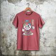 Baseball Mascot Attitude Graffiti Splash Bat Cap Men's Comfort Colors T-Shirt Crimson Baseball Mascot Attitude Graffiti Splash Bat Cap Men's Comfort Colors T-Shirt Crimson