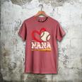 Baseball Nana Baseball Heart Family Matching Men's Comfort Colors T-Shirt Crimson Baseball Nana Baseball Heart Family Matching Men's Comfort Colors T-Shirt Crimson