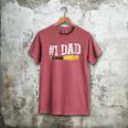 Baseball Player Dad Papa Number One Baseball Dad Fathers Day Men's Comfort Colors T-Shirt Crimson Baseball Player Dad Papa Number One Baseball Dad Fathers Day Men's Comfort Colors T-Shirt Crimson
