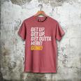 Baseball Player Get Up Get Outta Here Gone Home Run Men's Comfort Colors T-Shirt Crimson Baseball Player Get Up Get Outta Here Gone Home Run Men's Comfort Colors T-Shirt Crimson