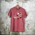 Baseball Santa 67 Christmas Xmas Pajamas Boys Men's Comfort Colors T-Shirt Crimson Baseball Santa 67 Christmas Xmas Pajamas Boys Men's Comfort Colors T-Shirt Crimson
