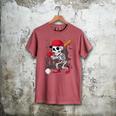 Baseball Skeleton Halloween Playing Men's Comfort Colors T-Shirt Crimson Baseball Skeleton Halloween Playing Men's Comfort Colors T-Shirt Crimson