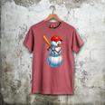 Baseball Snowman Merry Christmas Xmas Pajamas Men Women Kids Men's Comfort Colors T-Shirt Crimson Baseball Snowman Merry Christmas Xmas Pajamas Men Women Kids Men's Comfort Colors T-Shirt Crimson