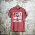 Baseball Soccer Basketball 100 Days Of School Men's Comfort Colors T-Shirt Crimson Baseball Soccer Basketball 100 Days Of School Men's Comfort Colors T-Shirt Crimson