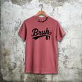 Bruh Baseball Style Number 67 Sports Bro Slang Meme Brother Men's Comfort Colors T-Shirt Crimson Bruh Baseball Style Number 67 Sports Bro Slang Meme Brother Men's Comfort Colors T-Shirt Crimson