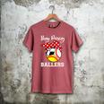 Busy Raising Ballers Baseball Softball Soccer Mom Premium Tri-Blend Men's Comfort Colors T-Shirt Crimson