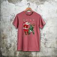 Christmas Santa Baseball Ugly Sweater Men's Comfort Colors T-Shirt Crimson Christmas Santa Baseball Ugly Sweater Men's Comfort Colors T-Shirt Crimson