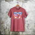 Dabbing Baseball Ice Cream Drip Number 67 Birthday Party Men's Comfort Colors T-Shirt Crimson