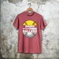 Dadeo Of Ballers Softball Baseball Dad Men's Comfort Colors T-Shirt Crimson Dadeo Of Ballers Softball Baseball Dad Men's Comfort Colors T-Shirt Crimson