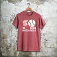 Don't Ask I'm Not Doing Gamechanger Sarcastic Baseball Quote Men's Comfort Colors T-Shirt Crimson Don't Ask I'm Not Doing Gamechanger Sarcastic Baseball Quote Men's Comfort Colors T-Shirt Crimson