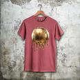 Dripping Gold Drip Baseball Game Day Player Coach Baller Men's Comfort Colors T-Shirt Crimson Dripping Gold Drip Baseball Game Day Player Coach Baller Men's Comfort Colors T-Shirt Crimson