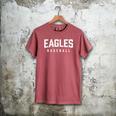 Eagles Baseball Inspired Men's Comfort Colors T-Shirt Crimson Eagles Baseball Inspired Men's Comfort Colors T-Shirt Crimson