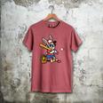 Easter Bunny Baseball Player Batter Rabbit Boys Kids Men Men's Comfort Colors T-Shirt Crimson