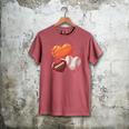 Football Basketball Baseball Heart Valentine Boys Men Kid Men's Comfort Colors T-Shirt Crimson